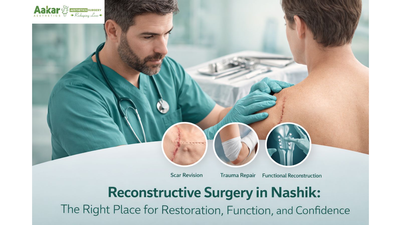 Reconstructive Surgery in Nashik: The Right Place for Restoration, Function, and Confidence